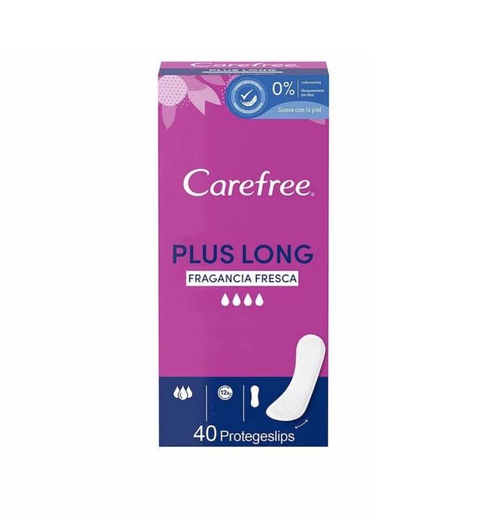Гигиенические прокладки Carefree PLUS LONG fragancia fresca 40 штук, картон