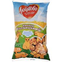 Крекер Любятово витаминный молочно-ванильный вкус 300 гр., флоу-пак