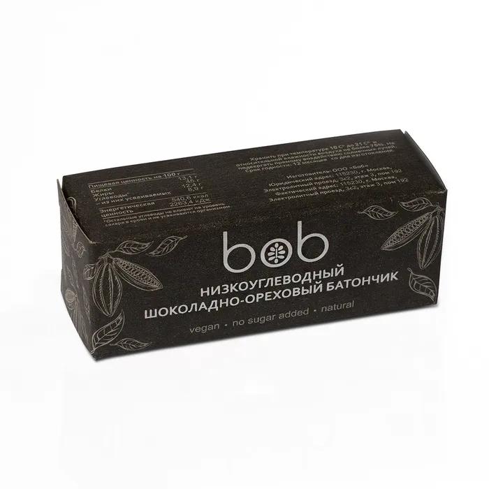 Батончик BOB низкоуглеводный 50 гр., картон