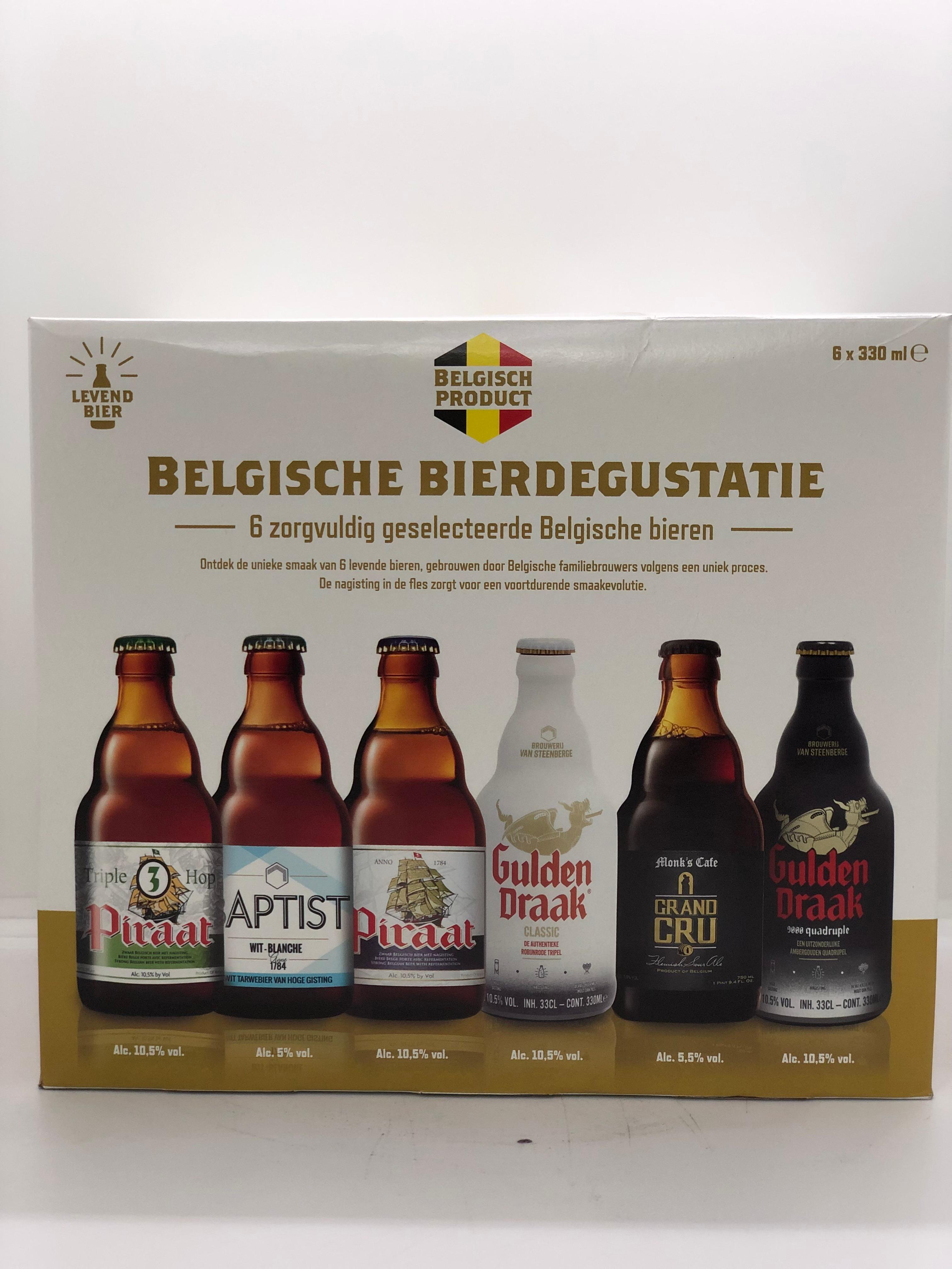 Пивной набор Belgian Бельгийская Коллекция 6 бутылок 1,98 л., картон
