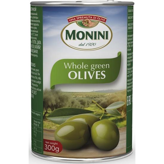 Оливки Monini с косточкой 300 гр., ж/б