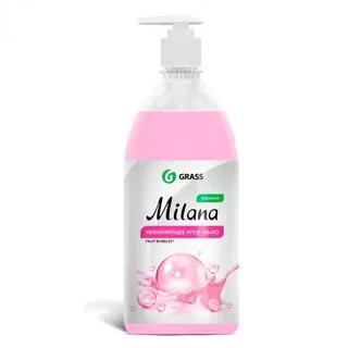 Крем-мыло Milana Fruit bubbles 1 л., флакон с дозатором