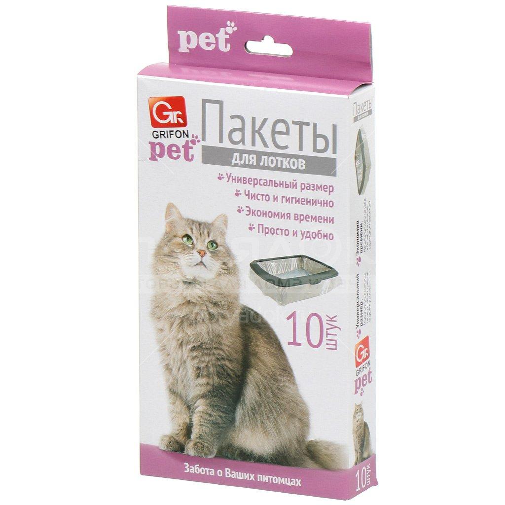 Пакет для кошачьих лотков Grifon, 99 гр., картонная коробка
