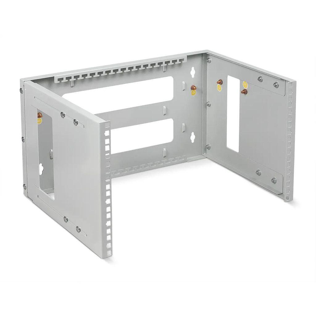 Кронштейн телеком. Cabeus (NC-6U) 6U 19" 450мм нагр.:15кг серый
