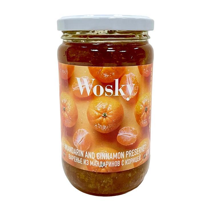 Варенье Wosky из мандаринов с корицей 475 гр., стекло