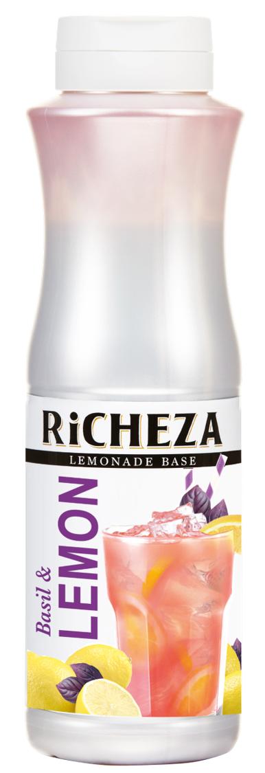 Основа для напитков RiCHEZA базилик лимон 1 л., ПЭТ