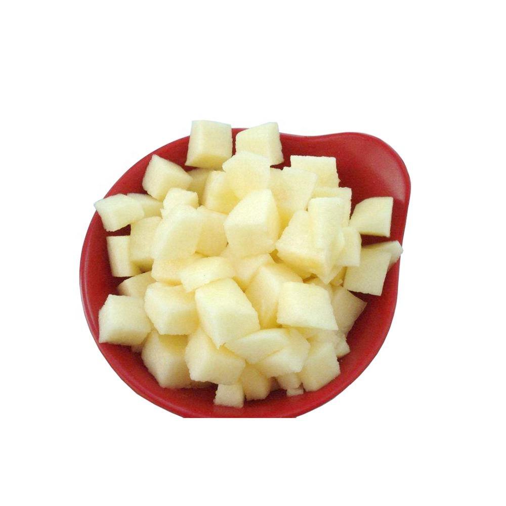 Яблоки кубики, замороженные, 10 кг., картон
