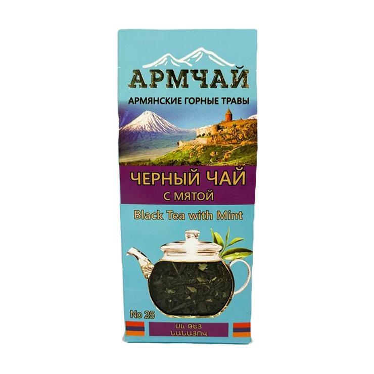 АРМЧАЙ Черный чай с мятой 40 гр №25