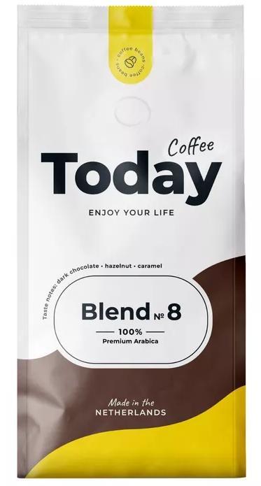 Кофе Тoday Blend 8 в зернах 200 гр., флоу-пак