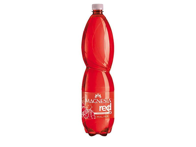 Вода газированная Magnesia red минеральная малина 1.5 л., ПЭТ