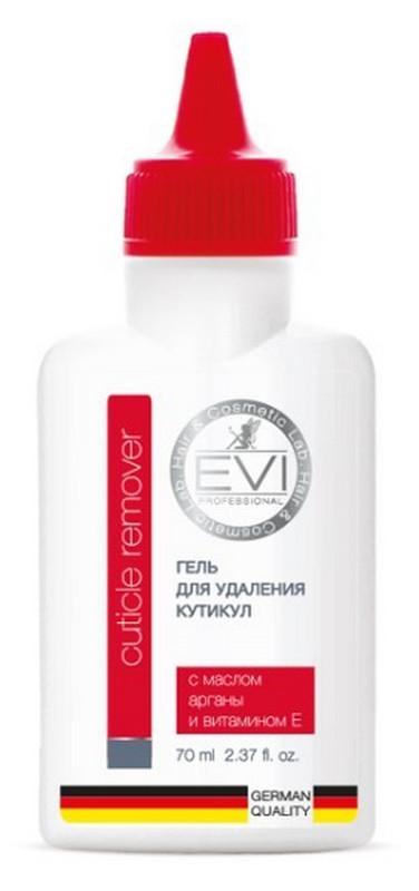 Гель для удаления кутикулы EVI professional с маслом арганы и витамином Е, 70 мл., флакон
