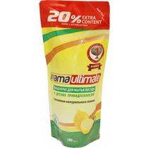 Средство для мытья посуды Mama Ultimate Лимон, 600 мл, дой-пак
