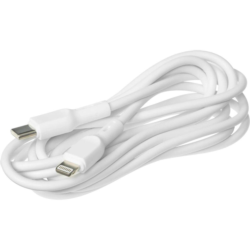 Кабель BORASCO Lightning (m) - USB Type-C (m), 2м, белый [52392]