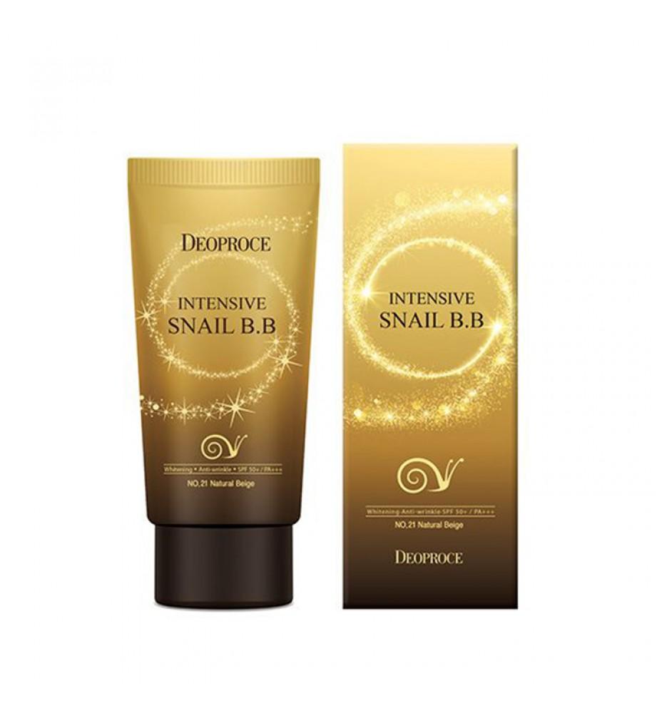 BB-крем Deoproce с муцином улитки 23 тон Intensive snail SPF 50+