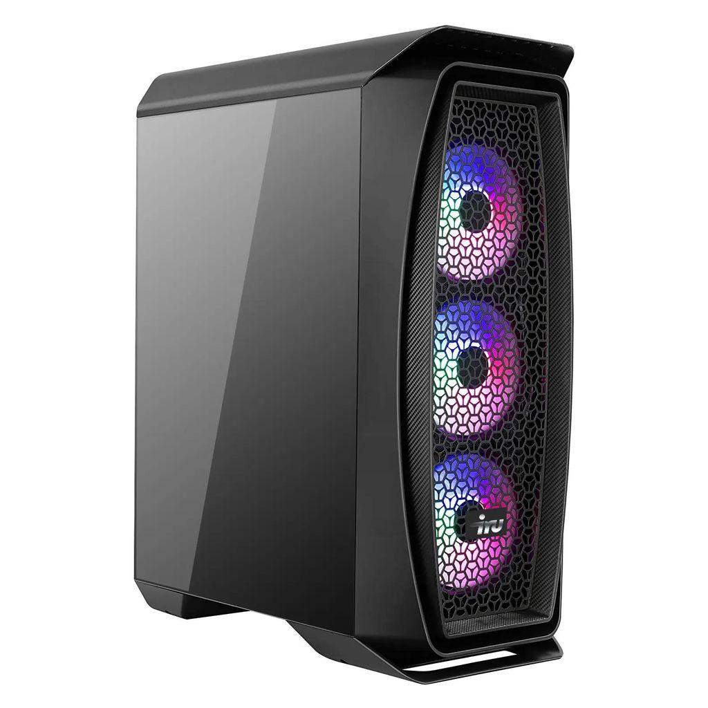 Компьютер iRU Game 520B5 AMD Ryzen 5 5600X, DDR4 16ГБ, 1ТБ SSD, NVIDIA GeForce RTX 3060Ti - 8 ГБ, Windows 10 Home, черный [1639151]