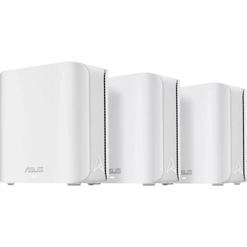 Бесшовный Mesh роутер Asus ZenWiFi BD4, Wi-Fi 7, BE3600, 2.4/5ГГц, 2 WAN/LAN, белый, 3 шт. в комплекте [bd4(w-3-pk)]