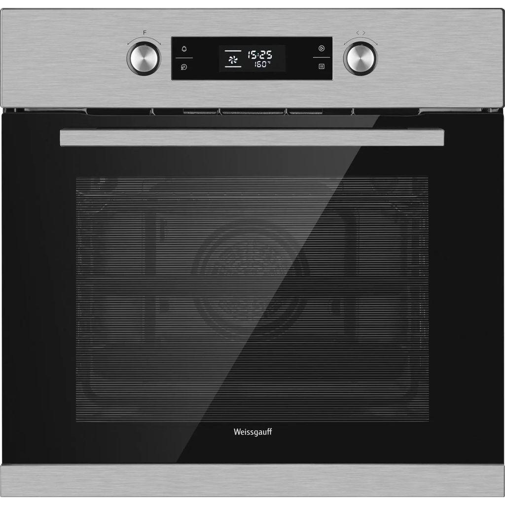 Духовой шкаф электрический WEISSGAUFF EOM 691 PDBX Steam Clean, 70л, дверца с 3 стеклами, нержавеющая сталь