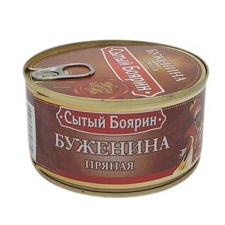 Буженина Сытый боярин пряная 325 гр, ж/б
