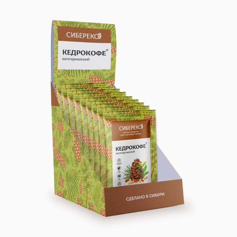 Кедрокофе Sibereco Вегетарианский 250 гр., картон