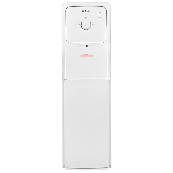 Кулер AEL LD-AEL-807a full white напольный, электрон, нижняя загр, защита от детей, белый