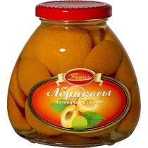 Абрикосы Барко половинки в сиропе, 580 гр., стекло