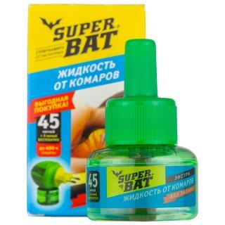 Жидкость от комаров, 30 ночей, Super Bat, картонная коробка
