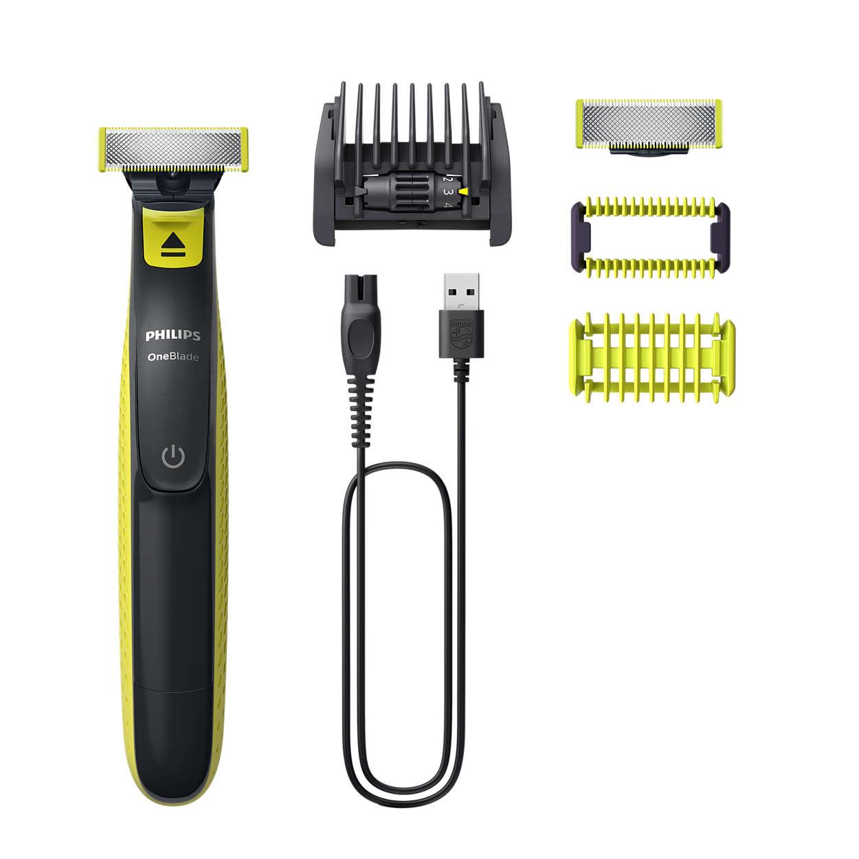 Электробритва Philips OneBlade QP2824/20 для лица и тела 200 гр., картон
