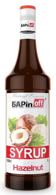 Сироп Barinoff лесной орех 1 л., стекло
