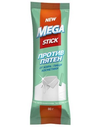Отбеливатель MEGA STICK ПРОТИВ ПЯТЕН 80 гр., флоу-пак
