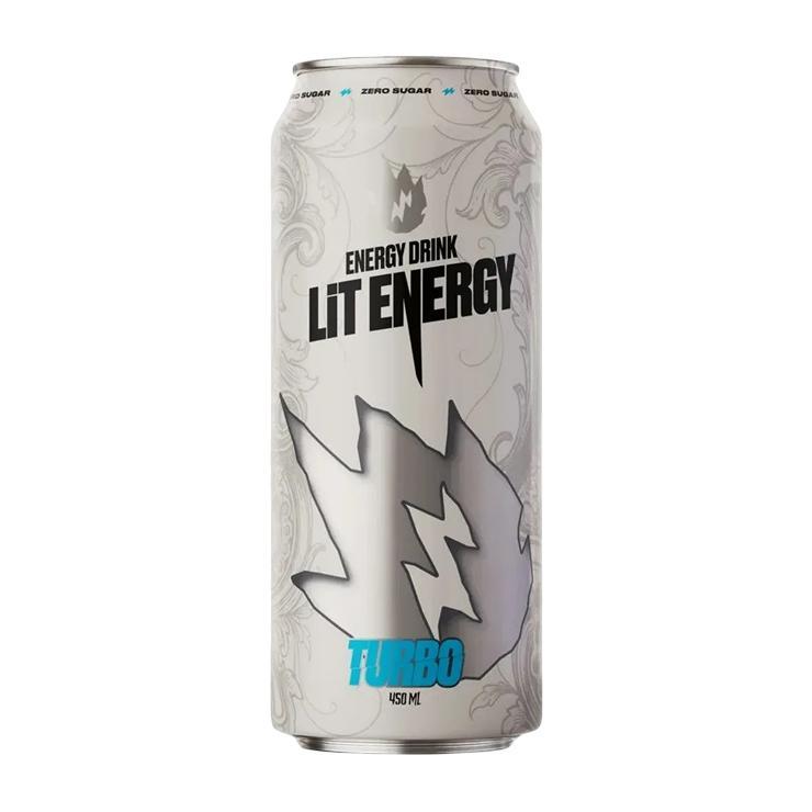 Напиток энергетический LiT Energy Турбо 450 мл., ж/б