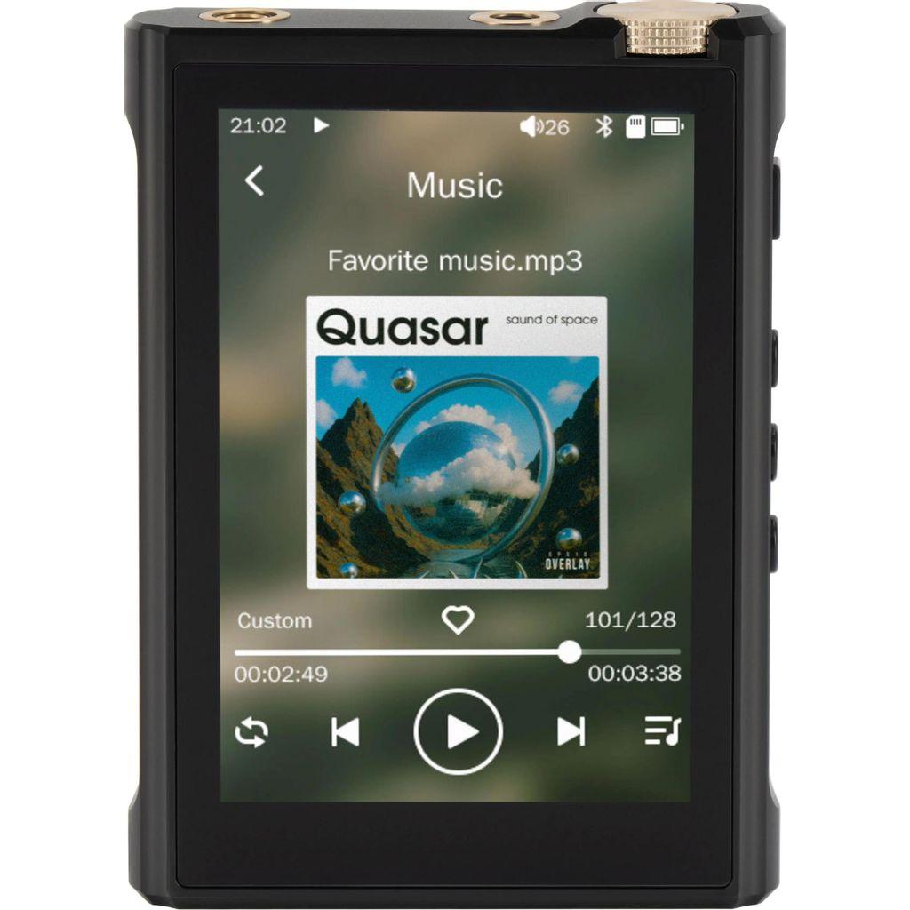 MP3 плеер Digma XT7 flash, черный/золотистый