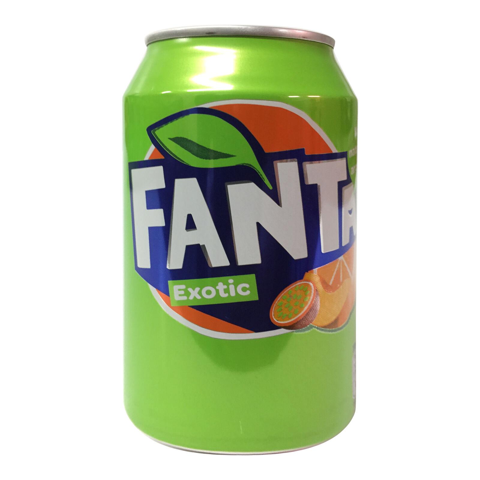 Напиток газированный Fanta экзотик Германия/Дания 330 мл., ж/б
