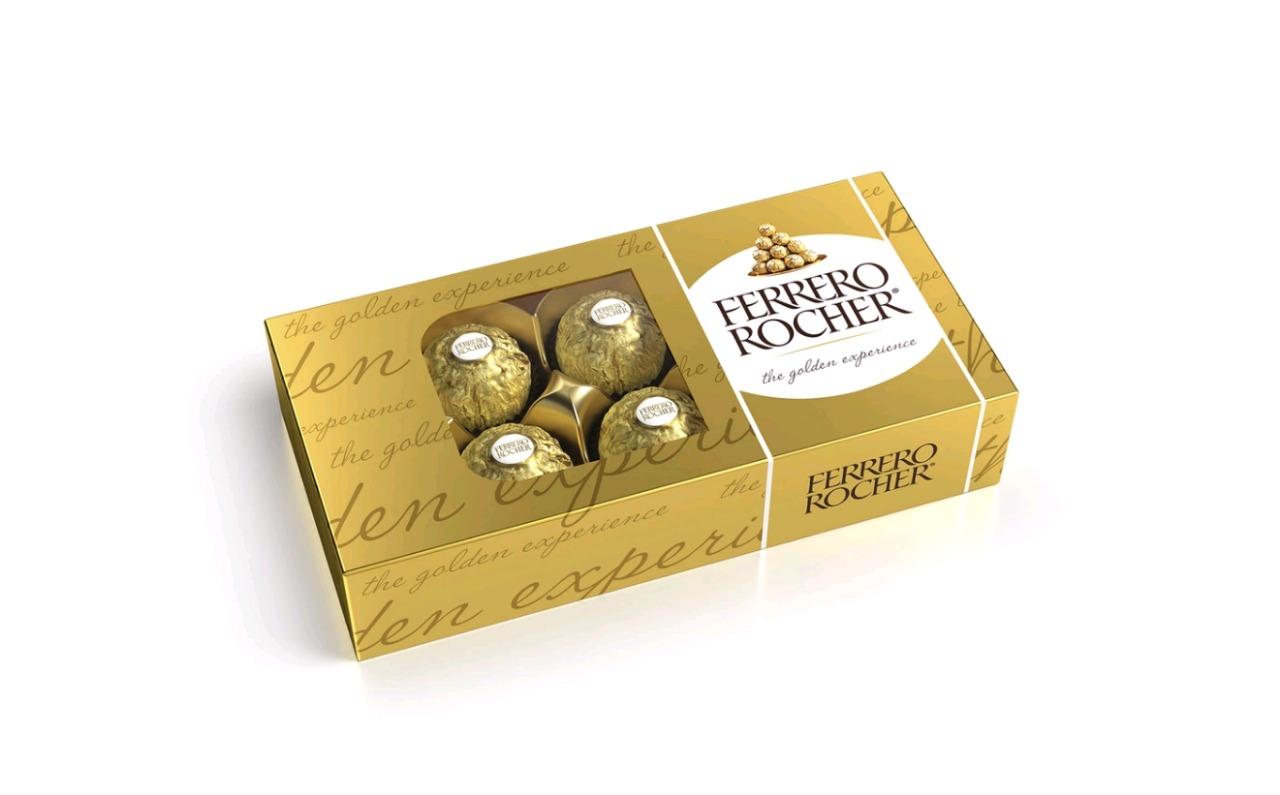 Конфеты Ferrero Rocher из молочного шоколада 75 гр., картон