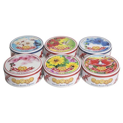 Печенье Bisquini Butter Cookies ассорти, Bisquini, 150 гр., ж/б