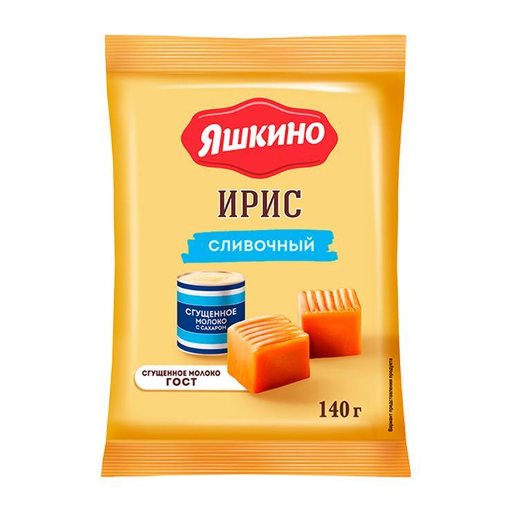 Ирис Яшкино сливочный 140 гр., флоу-пак