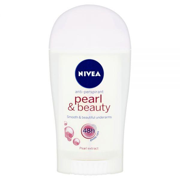Антиперспирант 48 часов, Невидимая защита, Nivea Pearl & Beauty, 40 мл., пластиковый флакон с дозатором