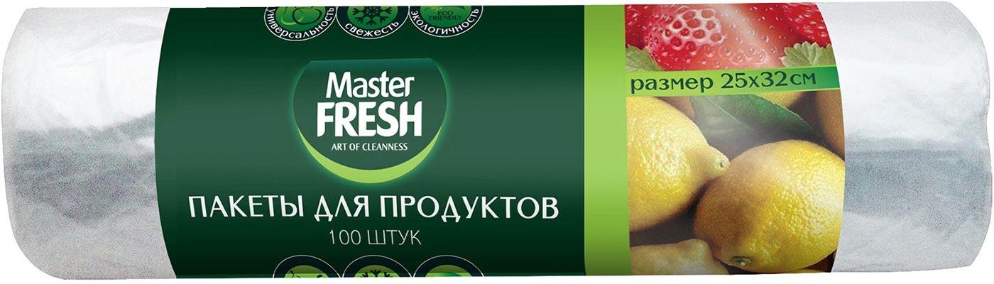 Пакет для хранения продуктов Master Fresh 100 штук, флоу-пак