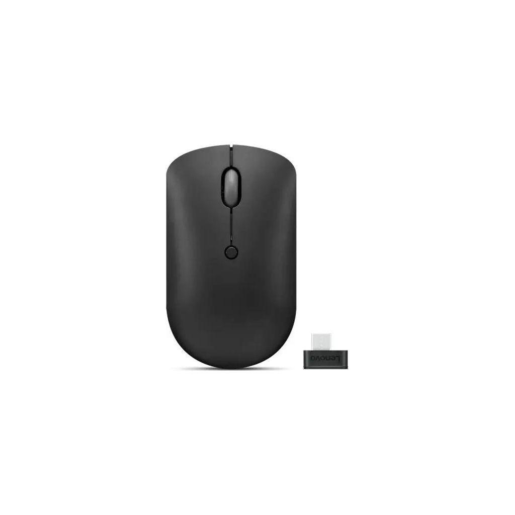 Мышь беспроводная Lenovo 400, радио, оптическая, USB-C, 2400dpi, черный [gy51d20865]
