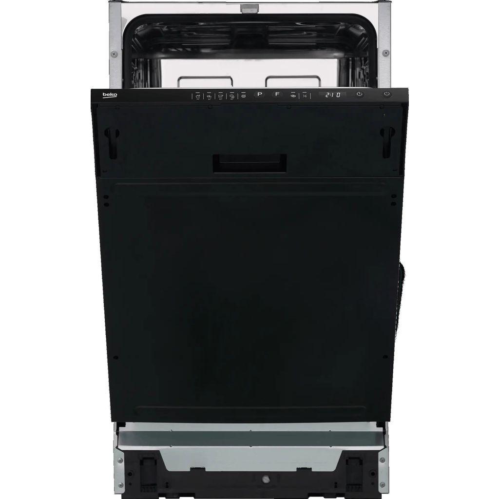 Встраиваемая посудомоечная машина Beko RIDS3596LT, узкая, ширина 44.8см, полновстраиваемая, загрузка 9 комплектов, нержавеющая сталь