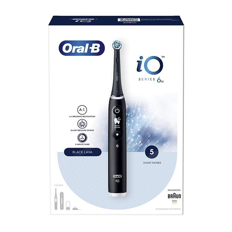 Электрическая зубная щетка Oral-B iOM6.1B6.2DK со сменными насадками 4 штуки Ultimate Clean, картон