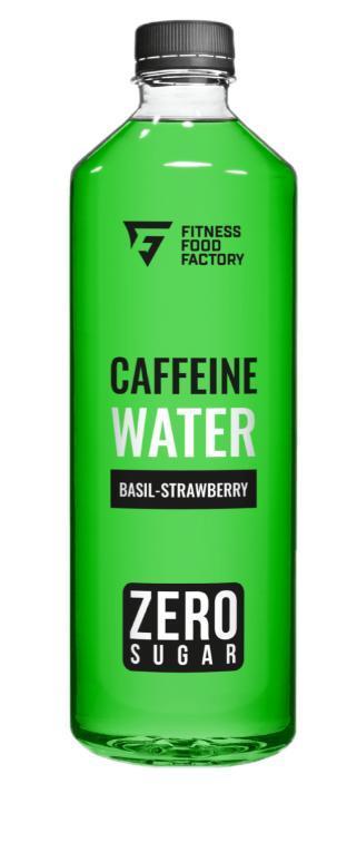 Напиток Fitness Food Factory Caffein water Клубника Базилик 500 мл., ПЭТ