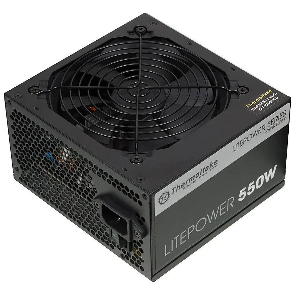 Блок питания Thermaltake Litepower, 550Вт, 120мм, черный, retail [ps-ltp-0550npcneu-2]