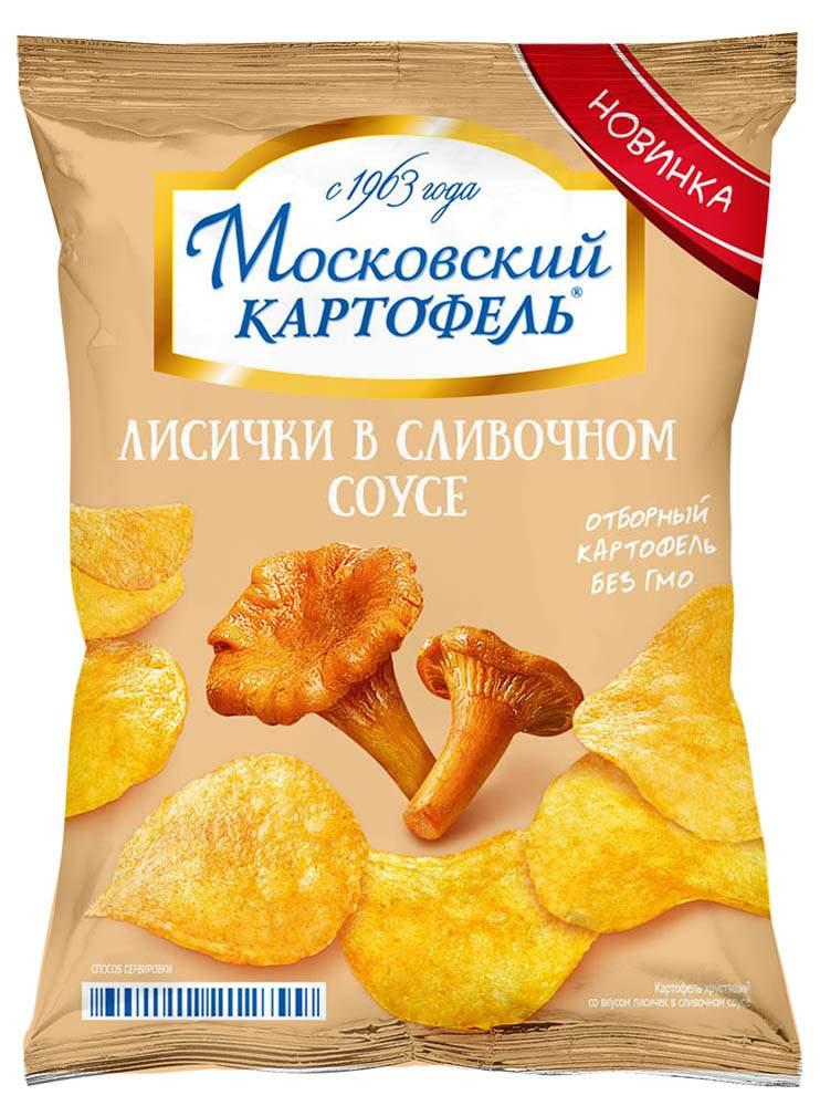 Картофель Московский картофель лисички в сливочном соусе 70 гр., флоу-пак