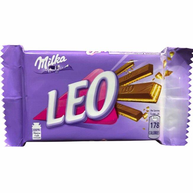 Вафли Milka Leo шоколадные 33,3 гр., флоу-пак