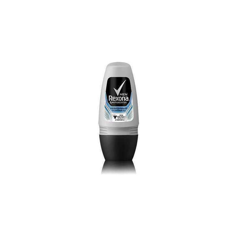 Дезодорант Rexona Men Невидимый шариковый для черного и белого 50 мл., ПЭТ