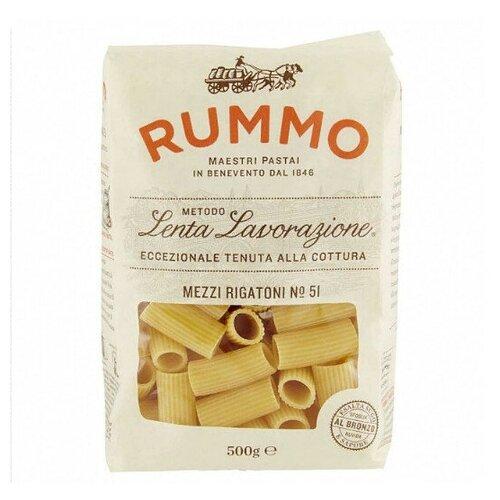 Макаронные изделия RUMMO № 51 Мецци Ригатони 500 гр., бумага