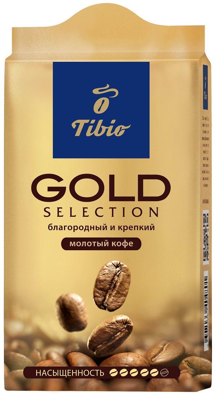 Кофе Tibio Gold Selection молотый 250 гр., флоу-пак