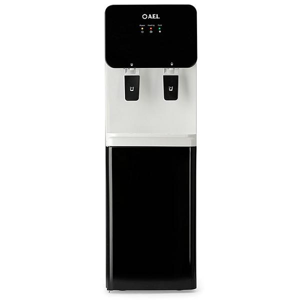 Кулер AEL LD-AEL-85c black напольный, электрон, шкафчик 7л, черный