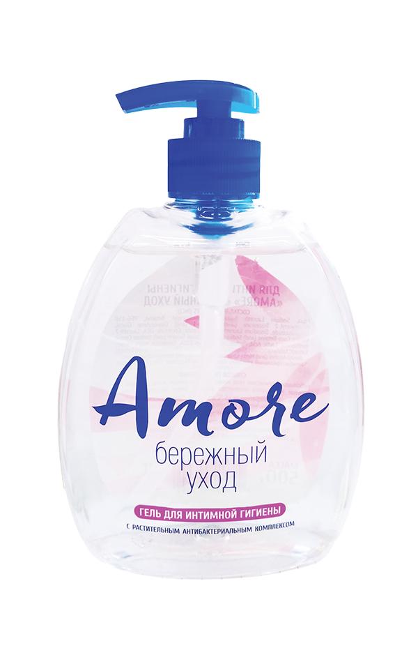 Гель для интимной гигиены Amore Бережный уход 300 мл., флакон с дозатором