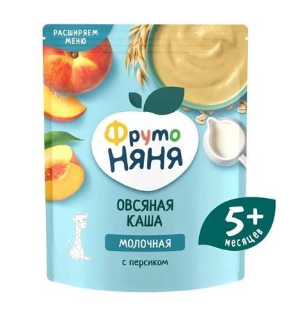 Каша Фруто Няня Овсяная Персик 200 гр., дой-пак